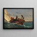 La coquette - Winslow Homer — quadro incorniciato alla parete