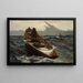 L'Avvertimento di nebbia - Winslow Homer — quadro incorniciato alla parete