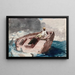 Le Gulf Stream - Winslow Homer — quadro incorniciato alla parete