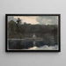 Il pescatore solitario - Winslow Homer — quadro incorniciato alla parete