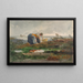 I raccoglitori di cozze - Winslow Homer — quadro incorniciato alla parete