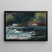 I rapidi del fiume Hudson Adirondacks - Winslow Homer — quadro incorniciato alla parete