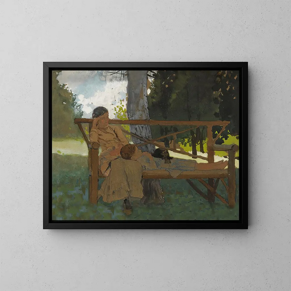 La Sieste - Winslow Homer — quadro incorniciato alla parete