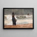 Il guardiano a Tynemouth - Winslow Homer — quadro incorniciato alla parete