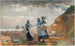 Tre giovani pescatrici a Tynemouth - Winslow Homer — vista dell’opera