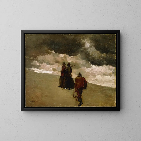 À la rescousse - Winslow Homer — quadro incorniciato alla parete