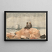 Due ragazzi che guardano le goleotte - Winslow Homer — quadro incorniciato alla parete