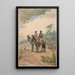 Deux éclaireurs - Winslow Homer — quadro incorniciato alla parete
