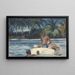 Subacquei delle Indie Occidentali - Winslow Homer — quadro incorniciato alla parete