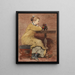 Donna ed elefante - Winslow Homer — quadro incorniciato alla parete