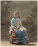 Giovane donna che cuci - Winslow Homer — vista dell’opera