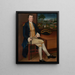 Capitaine Samuel Chandler - Winthrop Chandler — quadro incorniciato alla parete