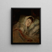 Ritratto di Aniela Geppert - Witold Pruszkowski — quadro incorniciato alla parete