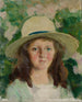 Ritratto di una ragazza con il cappello - Witold Pruszkowski — vista dell’opera