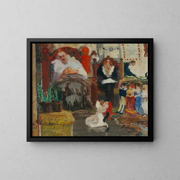 Marionette - Witold Wojtkiewicz — quadro incorniciato alla parete