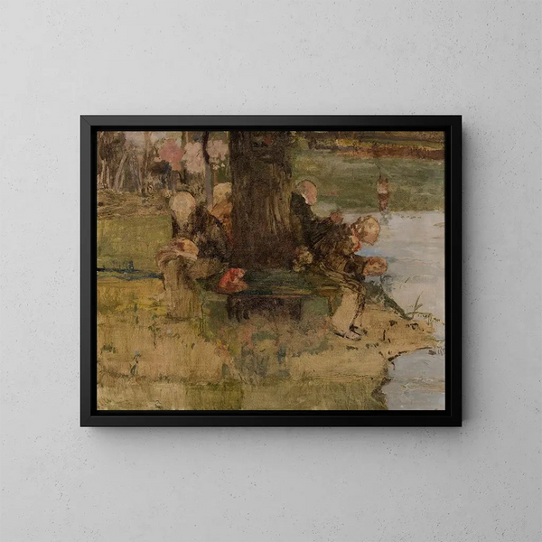 Vegetazione - Witold Wojtkiewicz — quadro incorniciato alla parete