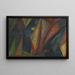 Montagna gialla - Wladimir Burliuk — quadro incorniciato alla parete