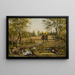 in una foresta di betulle - Włodzimierz J. Makowski — quadro incorniciato alla parete
