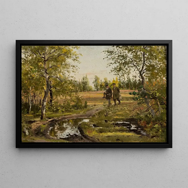 Wodzimierz J Makowski - In a birch forest.webp