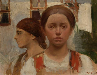 Due teste di donne - Włodzimierz Tetmajer — vista dell’opera