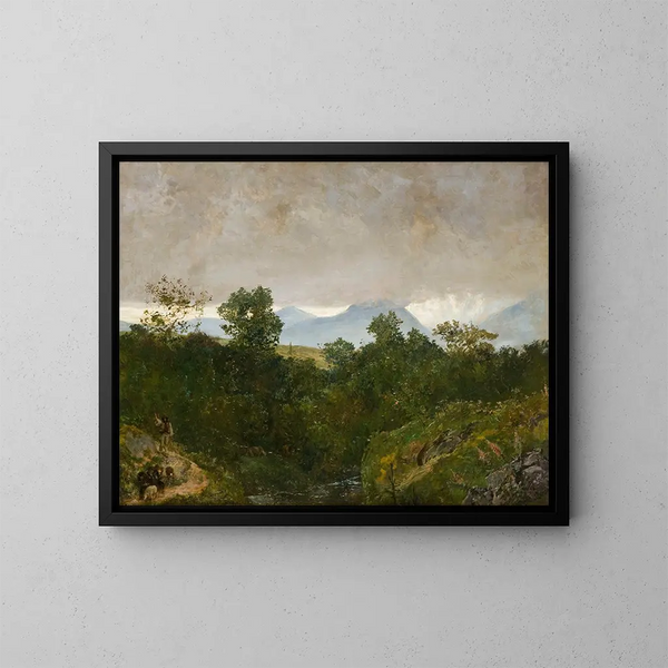 Paesaggio del Podhale - Wojciech Gerson — quadro incorniciato alla parete