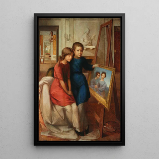 Wojciech Korneli Stattler - Portrait of Alfred Potocki and Adam Potocki.webp