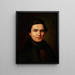 Ritratto di un uomo - Wojciech Korneli Stattler — quadro incorniciato alla parete