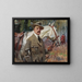 Autoritratto con cavallo - Wojciech Kossak — quadro incorniciato alla parete