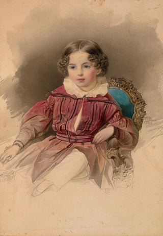 Woldemar Hau - Portrait of a Seated Boy.webp