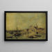 Vista di San Giorgio Maggiore - Atelier di Francesco Guardi — quadro incorniciato alla parete