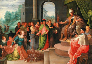 Workshop of Frans Francken the Younger - The Queen of Sheba and King Solomon.webp