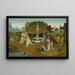 Il Giardino del Paradiso - Atelier di Jérôme Bosch — quadro incorniciato alla parete
