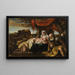 Il matrimonio mistico di Santa Caterina - Atelier di Jacopo Bassano — quadro incorniciato alla parete