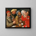 Una compagnia allegra - Atelier di Jan Massys — quadro incorniciato alla parete
