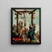 La Crucifixion - Atelier di Jan van Scorel — quadro incorniciato alla parete