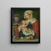 Santa Famiglia - Atelier di Joos van Cleve — quadro incorniciato alla parete