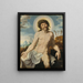 Il Cristo, l'uomo di dolore - Atelier di Maarten van Heemskerck — quadro incorniciato alla parete