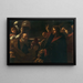 Consegna delle chiavi a San Pietro - Atelier di Mattia Preti — quadro incorniciato alla parete