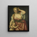 Venere e Cupido - Atelier di Paolo Veronese — quadro incorniciato alla parete
