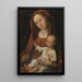 La Vierge à l'œillet - Atelier de Rogier van der Weyden — quadro incorniciato alla parete