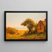 Una casa sulla riva del mare - Worthington Whittredge — quadro incorniciato alla parete