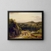 Paesaggio nelle montagne dell'Harz - Worthington Whittredge — quadro incorniciato alla parete