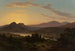 Vista dell'alba su Drachenfels da Rolandseck - Worthington Whittredge — vista dell’opera