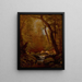 Pêche alla trota - Worthington Whittredge — quadro incorniciato alla parete