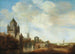 Paesaggio con la Klijne Houtpoort ad Haarlem - Wouter Knijff — vista dell’opera