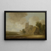Rivière et église en ruines - Wouter Knijff — quadro incorniciato alla parete
