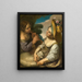 Divertimento pastorale - Wouter Pietersz. Crabeth II — quadro incorniciato alla parete