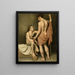 Studio accademico di un uomo e di una donna - Woutherus Mol — quadro incorniciato alla parete