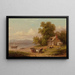 La Charrette de bois - Xanthus Russell Smith — quadro incorniciato alla parete