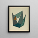 Composition geometrica - Yakov Chernikhov — quadro incorniciato alla parete
